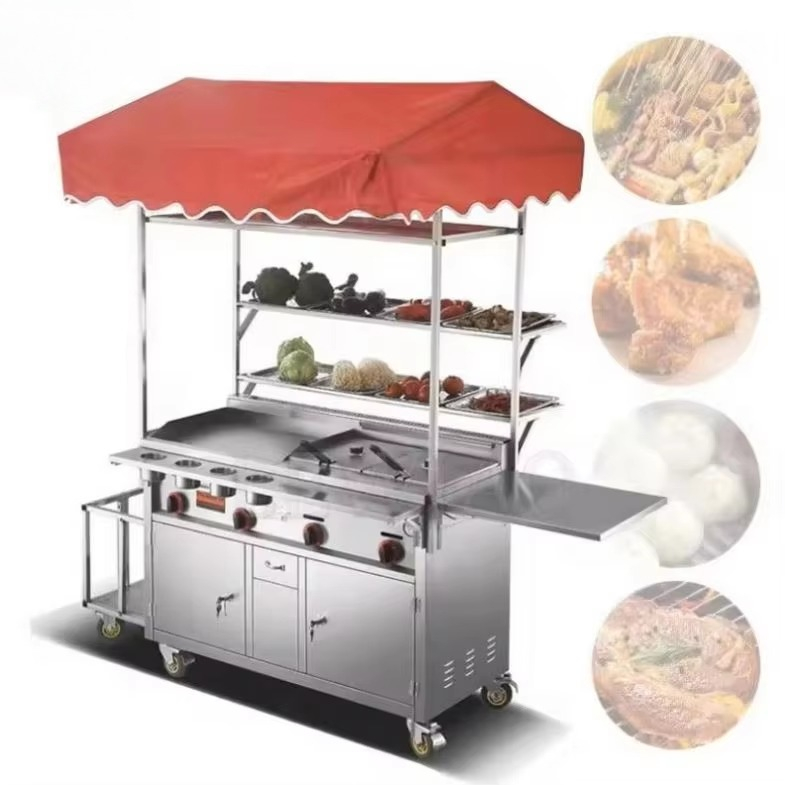 Food Snacks Catering - Gerobak Makanan Keliling Trailer Baja Anti