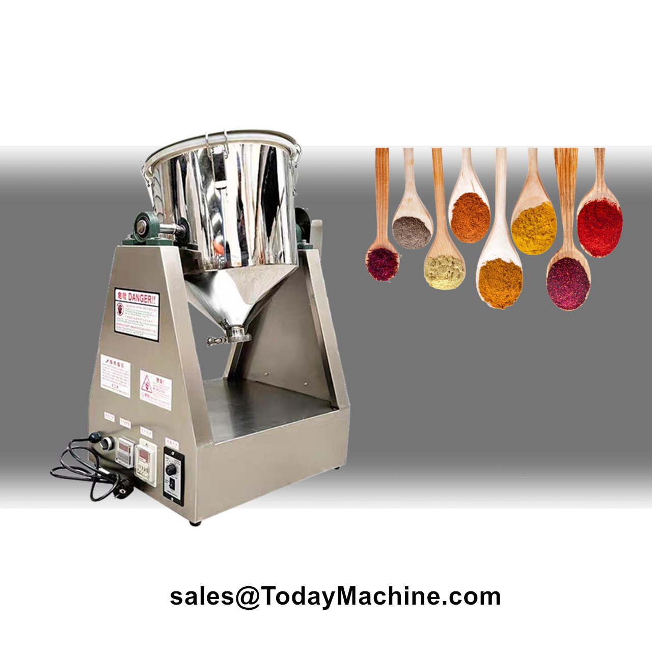 Nuts Mix - Mixer Drum Rotary Food Grade untuk