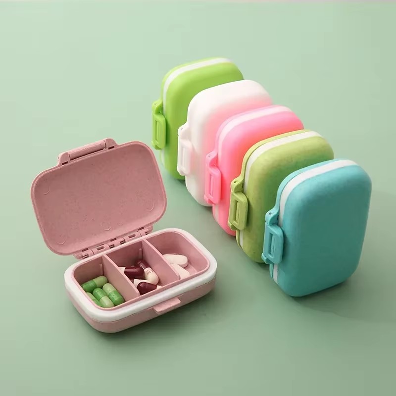 Seaweed Snack - 1-6 Buah Kotak Organizer Pil Portabel