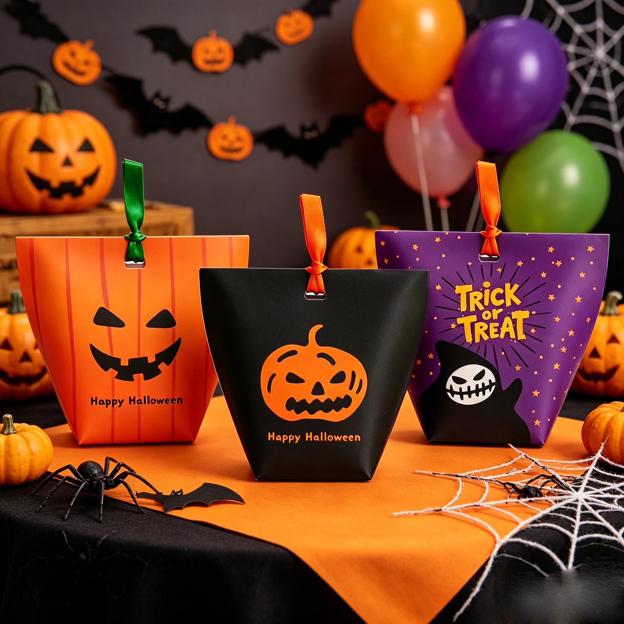 Chocolate Snack - 50 buah Kotak Permen Halloween Portabel