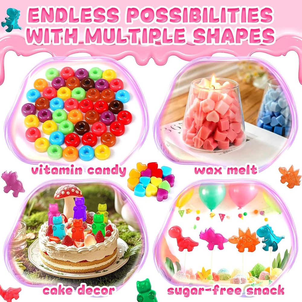 Gummy Candy - Cetakan Permen Cokelat Gummy Bentuk Hati,