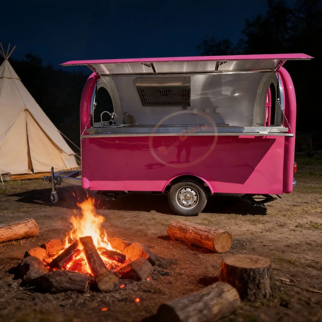 Food Snacks Catering - Gerobak Makanan Mobile Fiberglass yang Dapat