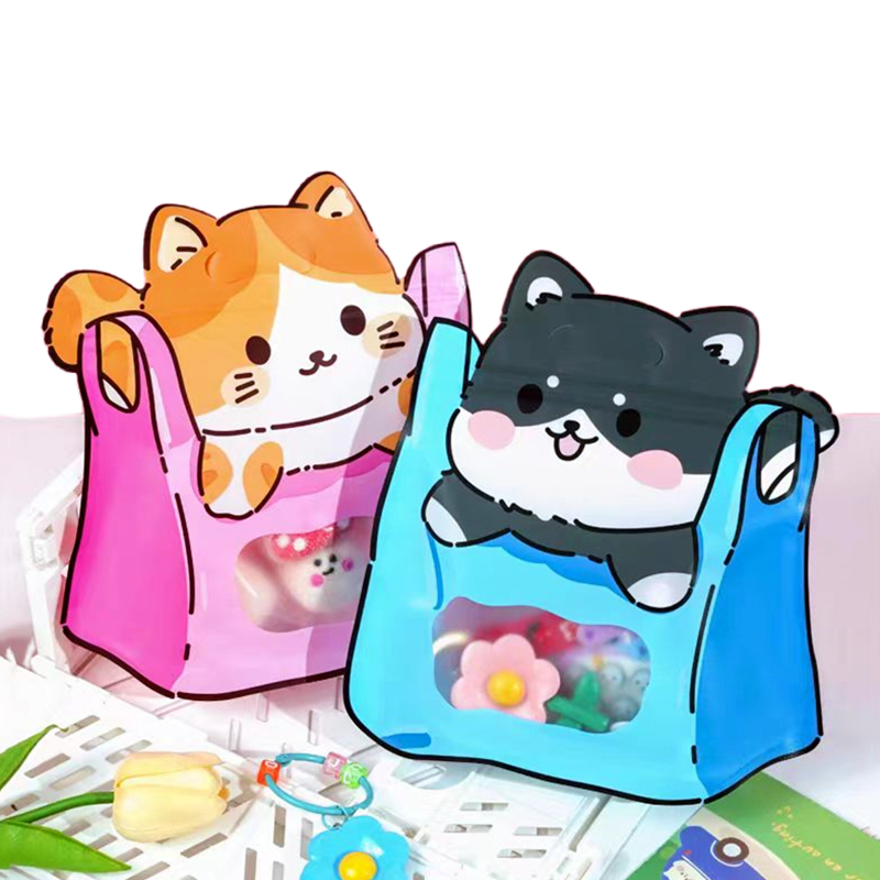 Chocolate Snack - Tas camilan kartun Self-Sealing tas tangan