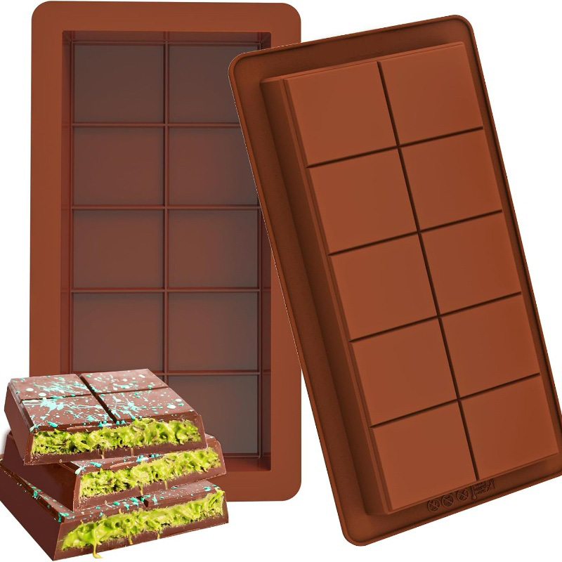 Chocolate Snack - Batang coklat cetakan silikon Bar pecah