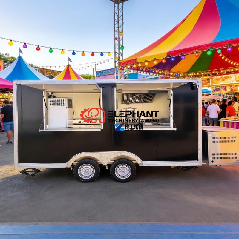Food Snacks Catering - Trailer Makanan Multifungsi dari Baja Tahan