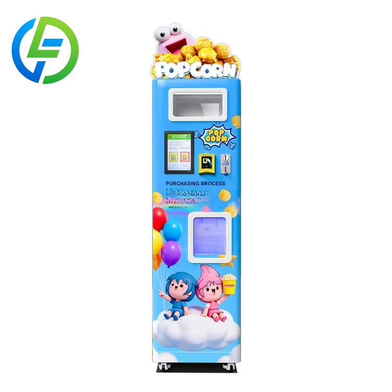 Popcorn - Mesin Popcorn dengan Lampu LED Kustom,