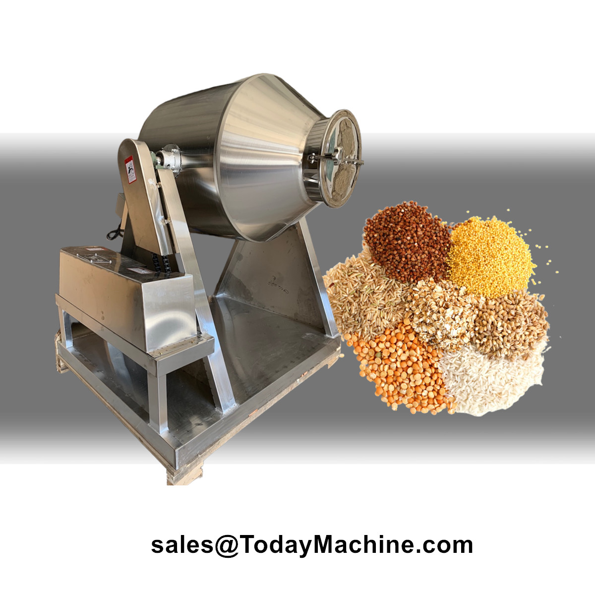 Mixer Drum Rotary Food Grade u - Nuts Mix ulasan dan harga