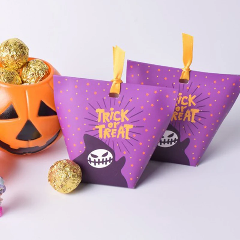 50 buah Kotak Permen Halloween - Chocolate Snack ulasan dan harga