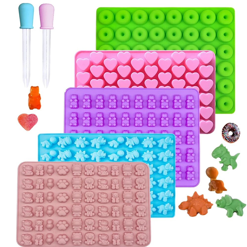 Cetakan Gummy Bear Cetakan Per - Gummy Candy ulasan dan harga