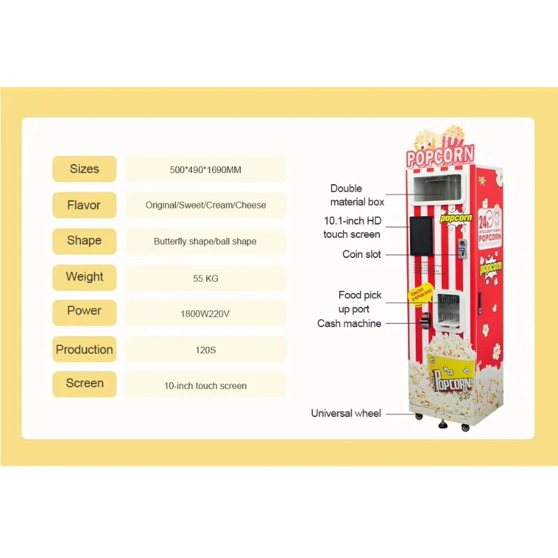 Mesin Pembuat Popcorn Otomatis - Popcorn ulasan dan harga