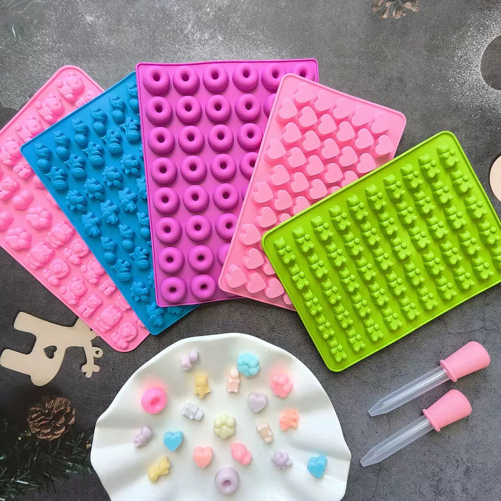 Cetakan Permen Cokelat Gummy B - Gummy Candy ulasan dan harga