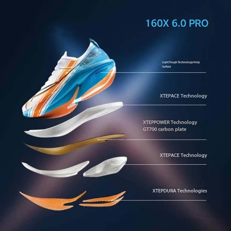 Xtep 160X 6.5 PRO Sepatu Lari  - Trail Mix ulasan dan harga