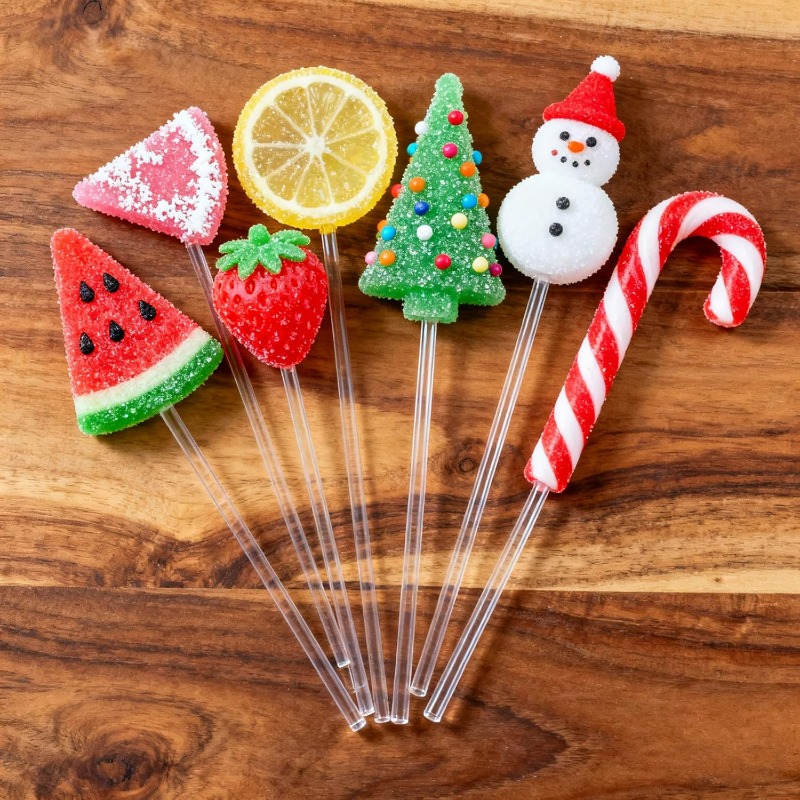 20/100 Buah Stik Lolipop Akril - Chocolate Snack ulasan dan harga