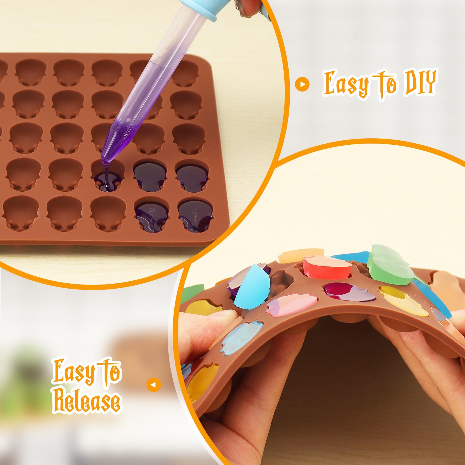 1-2 Paket Cetakan Cokelat Mini - Gummy Candy ulasan dan harga