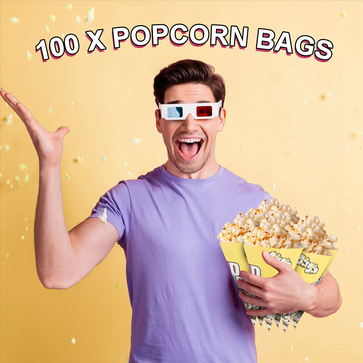 [Promosi]100X kantong popcorn  - Popcorn ulasan dan harga