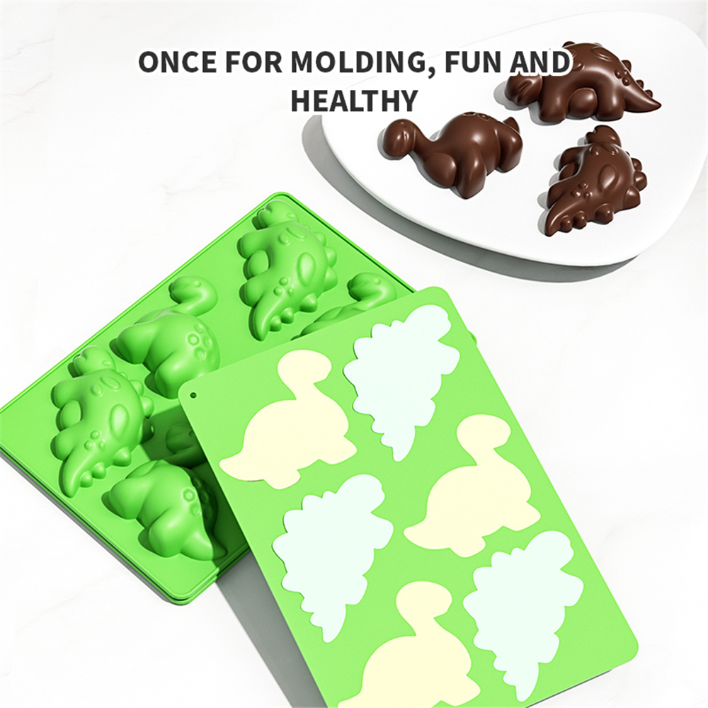 Cetakan Kue Silikon Dinosaurus - Gummy Candy ulasan dan harga