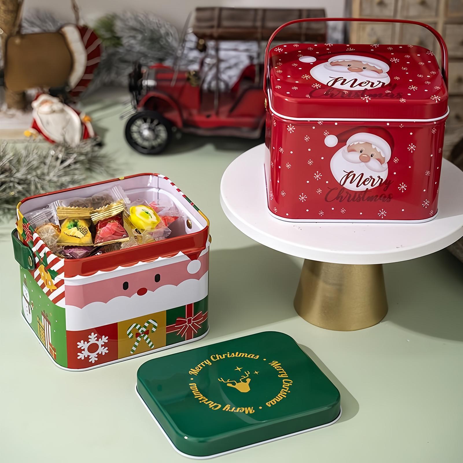 Kaleng Natal 6 Buah Logam Deng - Chocolate Snack ulasan dan harga